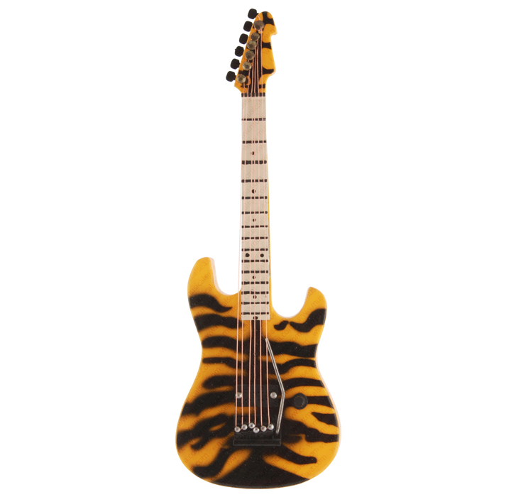 Miniature Tiger skin pattern Electric Guitar
